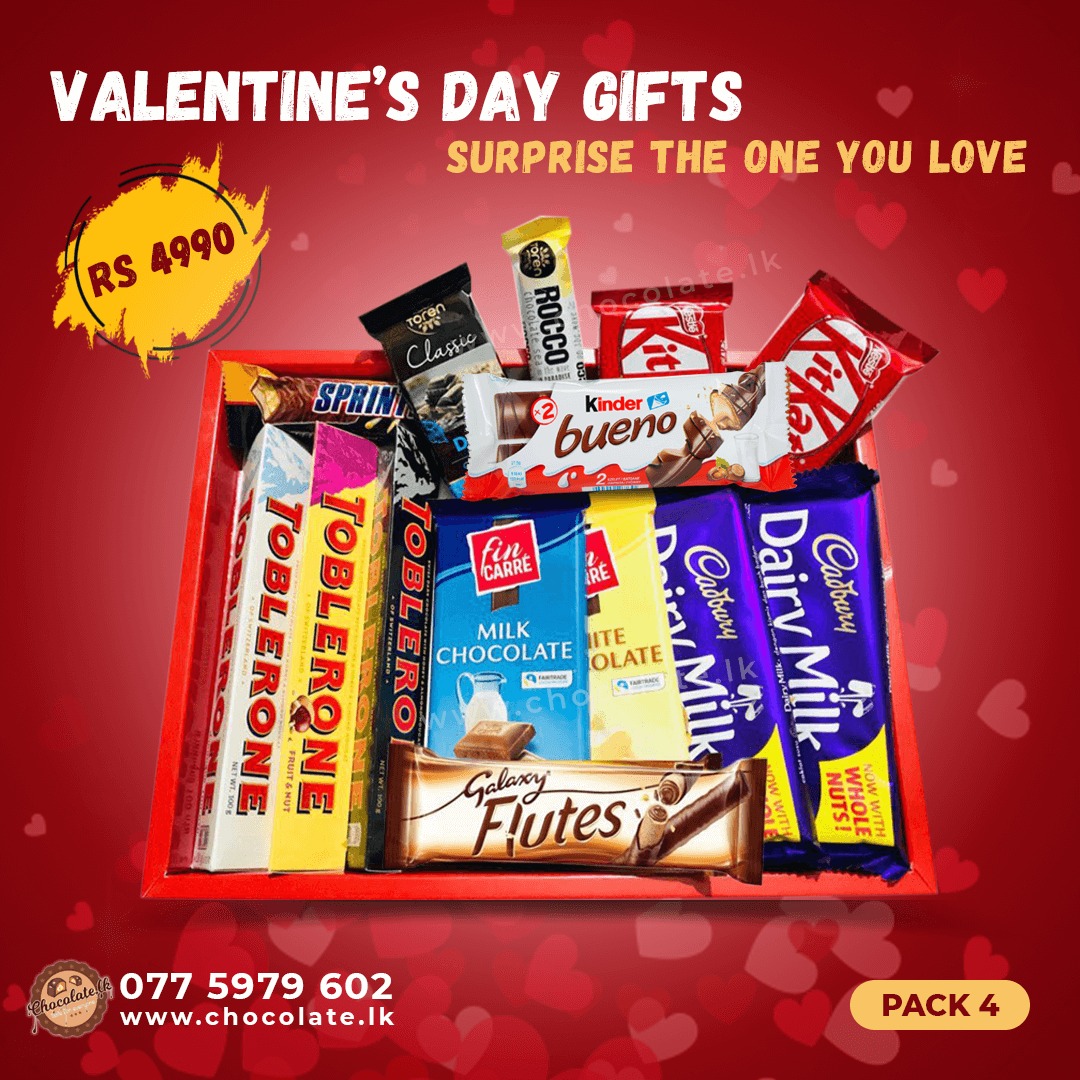 Valentine's day gift box 4 - Chocolate.lk