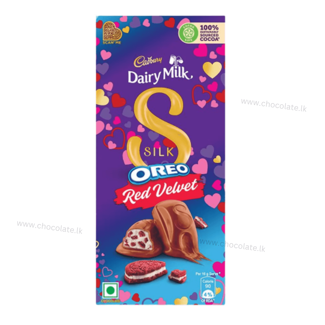 Cadbury Dairy Milk Silk Oreo Red Velvet Valentine Chocolate Bar T Pack 130 G Chocolatelk 9254